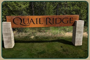 Quail Ridge Entry Sign